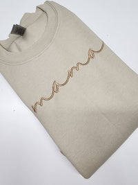 Mama Embroidered Sweatshirt, Mama Embroidered Shirt, Gift for Mom, Valentines Day Gift, Personalized Mama Shirt, Cute Women 124