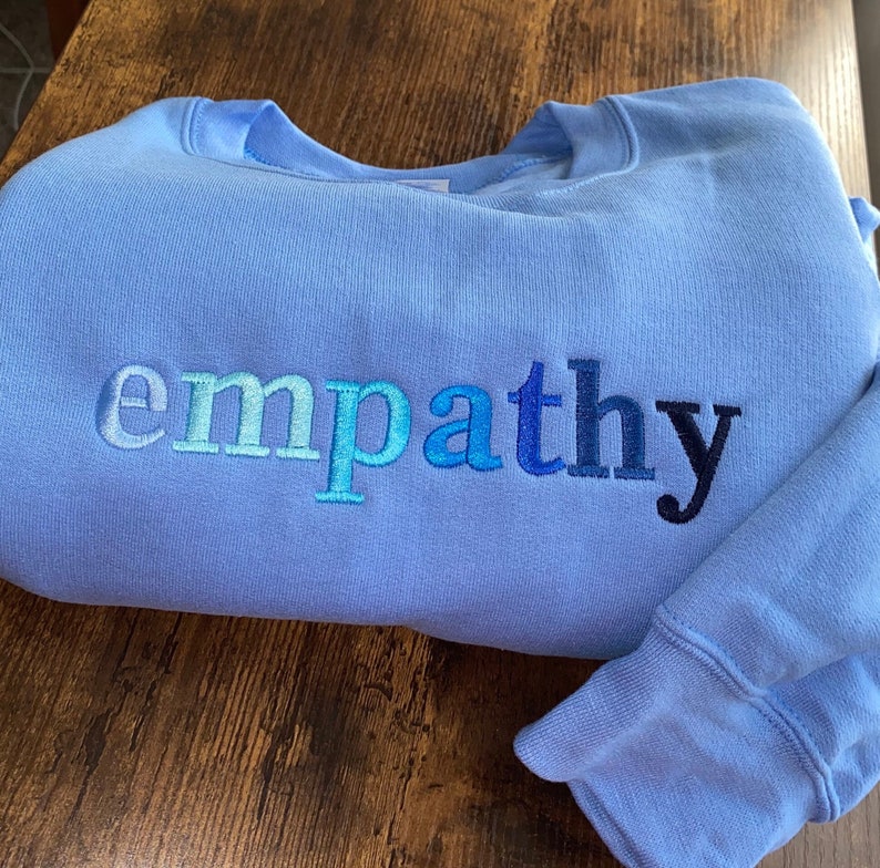 Empathy Embroidered Crewneck Sweatshirt