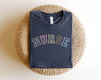 Embroidered Nurse Sweatshirt, Embroidered Nursing Shirt, Embroidered Registered Nurse Shirt, Nursing Hoodie, Nursing School Shirt, Nursing