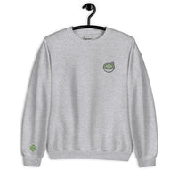 Matcha Embroidered Crewneck Sweatshirt, Matcha Gift, Matcha Lover Sweater, Matcha Mug Latte Art, Embroidery Sweater, Cute Matcha Tea Shirt