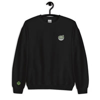 Matcha Embroidered Crewneck Sweatshirt, Matcha Gift, Matcha Lover Sweater, Matcha Mug Latte Art, Embroidery Sweater, Cute Matcha Tea Shirt