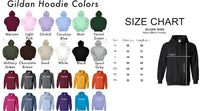 School Spirit Applique Sweatshirt | Custom School Embroidered Applique Hoodie | Youth or Adult School | Spirit Sweatshirt | Qtr Zip