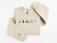 Embroidered Golf Sweatshirt, Golf Girl Sweatshirt, Golf Crewneck, Cute Golfing Shirt, Golf Hoodie, Preppy Golf Shirt, Golf Embroidery Design