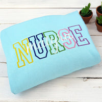 Embroidered Nurse Sweatshirt - Registered Nurse Comfort Colors® Sweatshirts - Nursing Graduation Gift - Nursing Student Gift